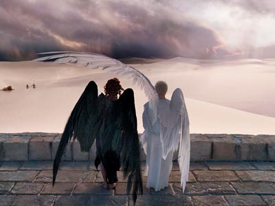 Сериал Благие знамения - Про ангела и демона